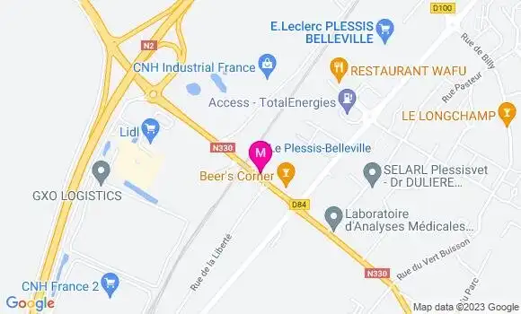 Localisation Pizzeria Bella Mora