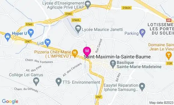 Localisation Restaurant  Le National