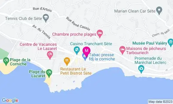 Localisation Restaurant  A la Bonne Fourchette