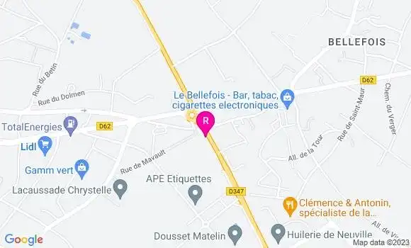 Localisation Restaurant  La Rencontre