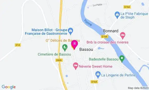 Localisation Restaurant  O