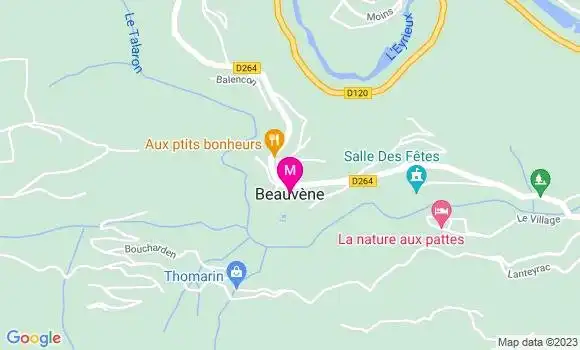 Localisation Restaurant  Aux Ptits Bonheurs