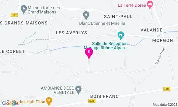 Localisation Pizzeria La Table des Huit Pilon