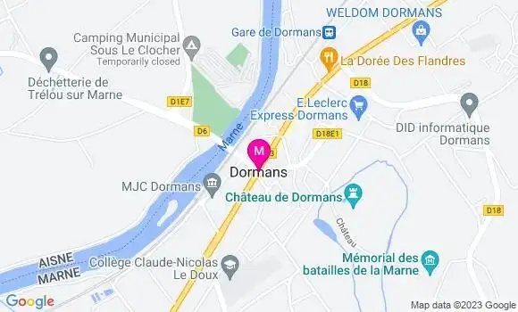 Localisation Brasserie Chez Angel