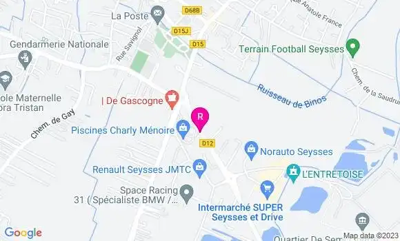 Localisation Pizzeria Chez Eurydice