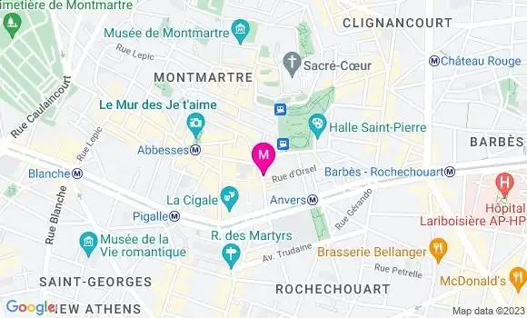 Localisation Restaurant  Café de Luce
