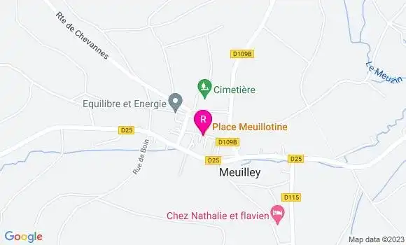 Localisation Restaurant  Place Meuillotine