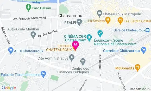 Localisation Restaurant  Ici Chef