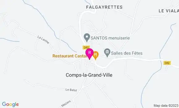 Localisation Restaurant  Au Fil du Viaur