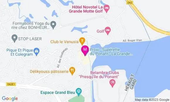 Localisation Restaurant Grill Le Grill du Ponant