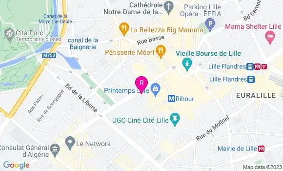 Localisation Sandwicherie Subway