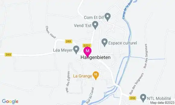 Localisation Pizzeria La Casa des Kneckes
