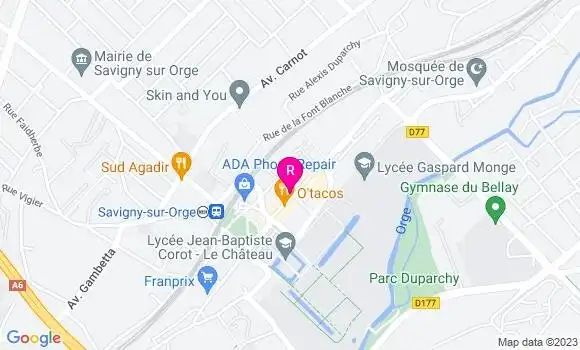Localisation Restaurant  Hobby Food