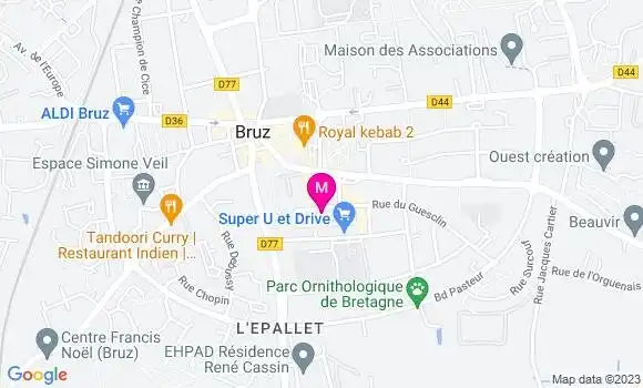 Localisation Crêperie Awena
