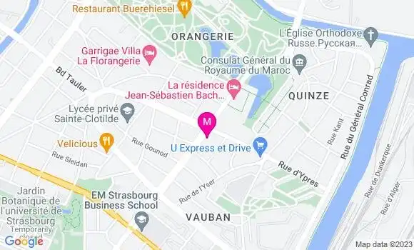 Localisation Restaurant  Les Pizzas de la Marne
