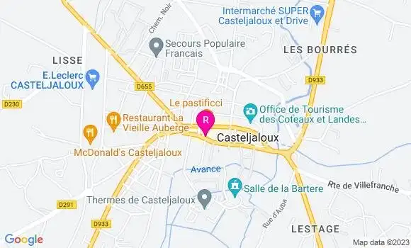 Localisation Restaurant  L
