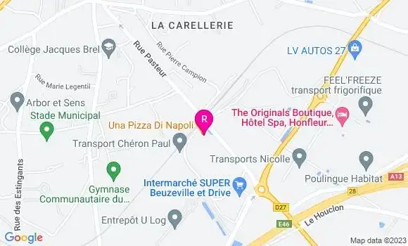 Localisation Pizzeria Una Pizza Di Napoli
