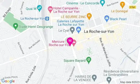 Localisation Restaurant  Sur la Planche