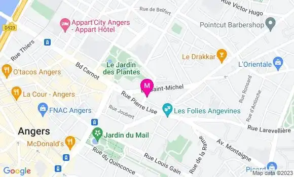 Localisation La Pizzeria Franceschini