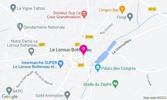 Localisation Pizzeria Le Réservoir