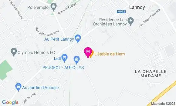 Localisation Restaurant  L