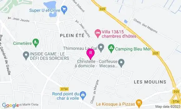 Localisation Pizzeria O