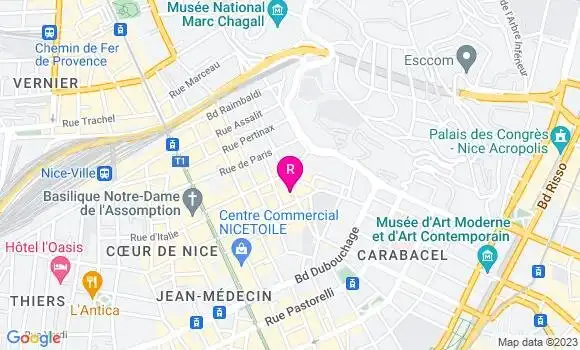Localisation Restaurant  L
