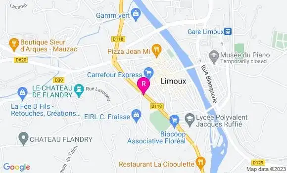 Localisation Café de France
