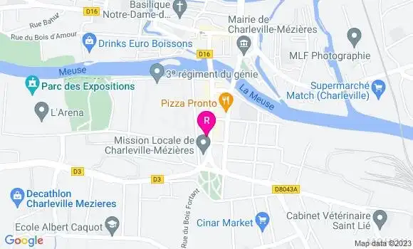 Localisation Restaurant  Le R