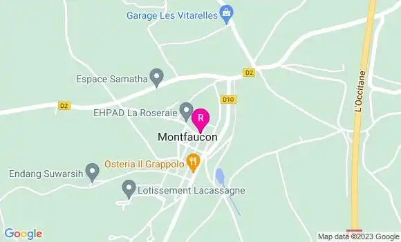 Localisation Restaurant  Chez Jeanne