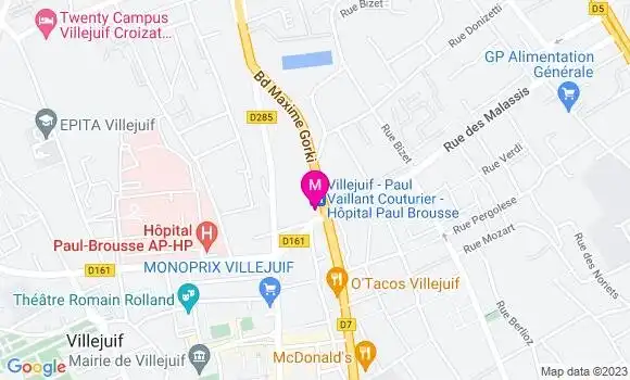 Localisation Restaurant  Au Bureau