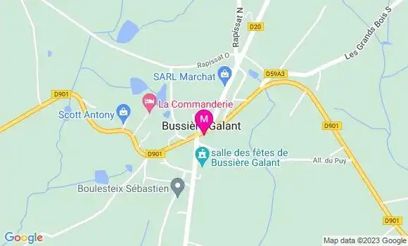 Localisation Restaurant  Le Galant