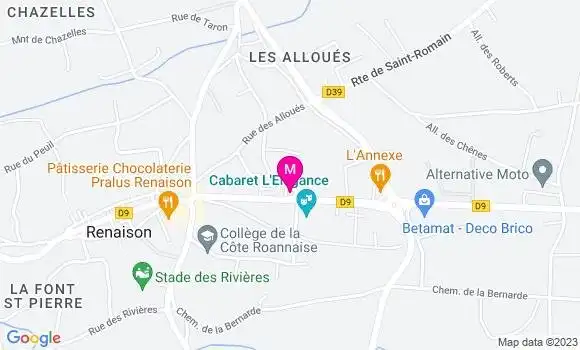 Localisation Café Les Gens Heureux