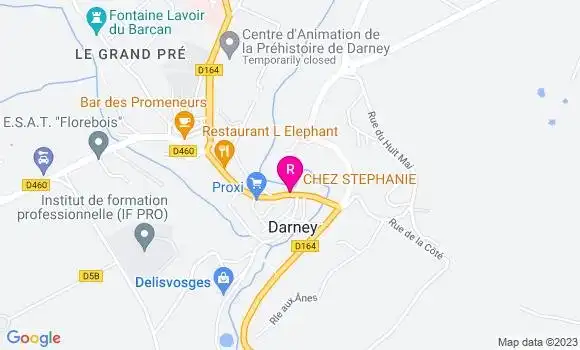 Localisation Restaurant  Chez Stephanie