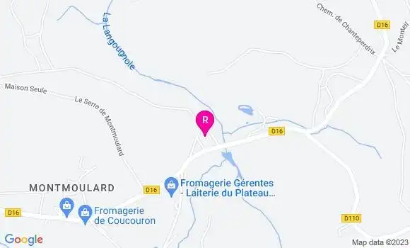 Localisation Auberge des 3 Lacs