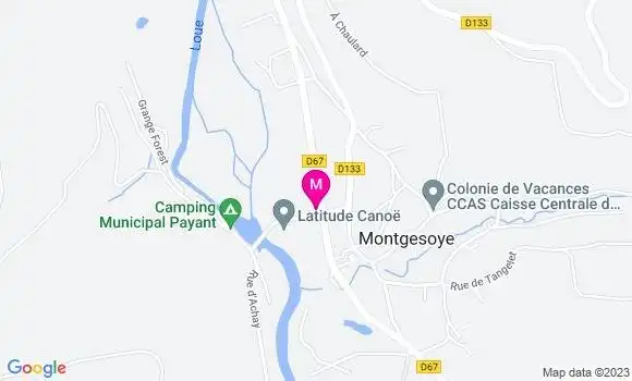 Localisation Café La Fontaine