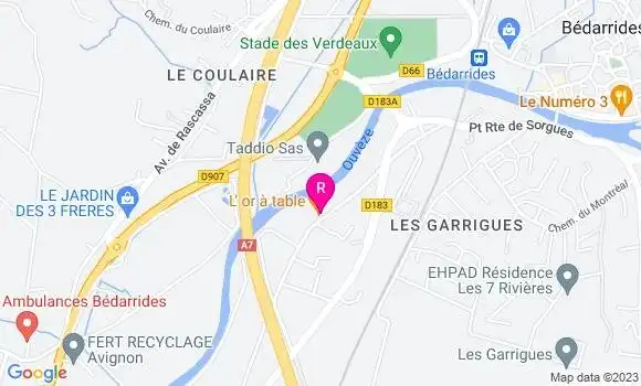 Localisation Restaurant  L