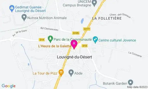 Localisation Restaurant  L