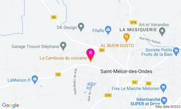 Localisation Restaurant  A l