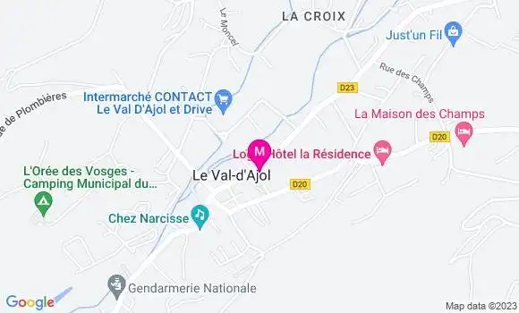 Localisation Restaurant  La Cocotte