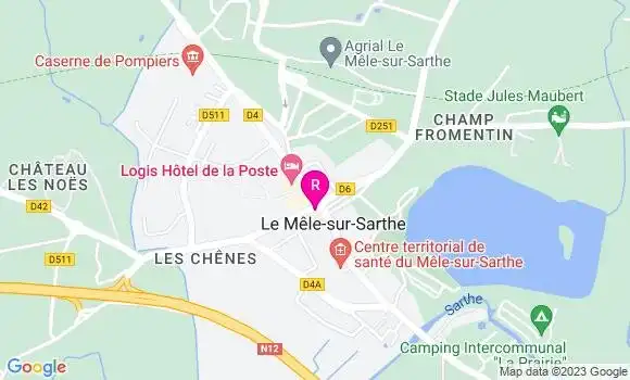 Localisation Restaurant  Le Café du Commerce