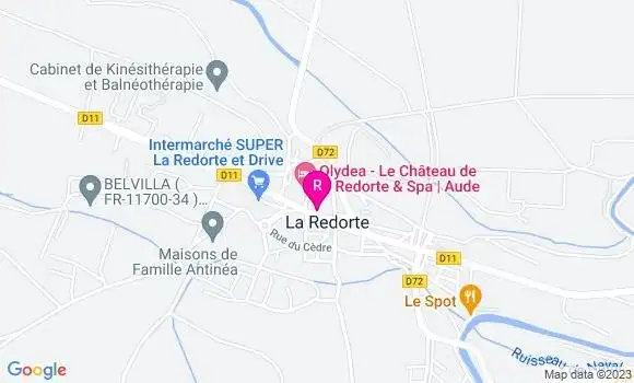 Localisation Pizzeria L