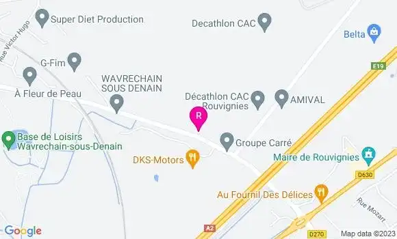 Localisation Restaurant  Le Hendy