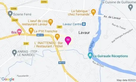 Localisation Restaurant  Le 1900