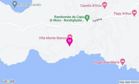 Localisation Restaurant  Le Capo Di Muro
