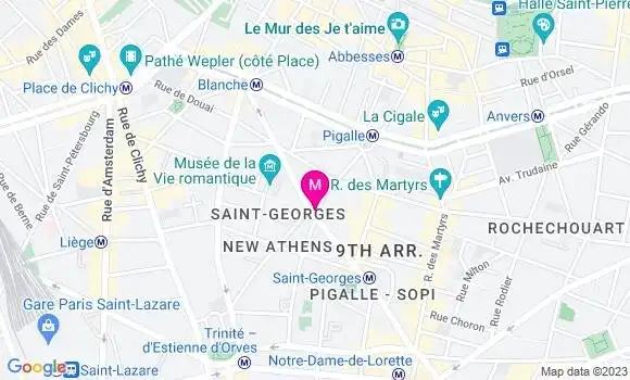 Localisation Restaurant  Le Chaptal