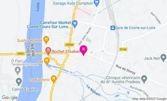 Localisation Restaurant  Le Béguin