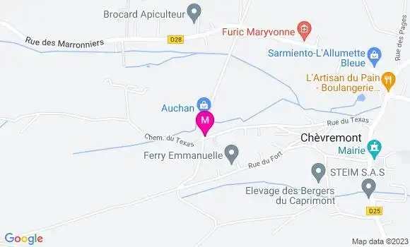 Localisation Crêperie Le Clafoutis