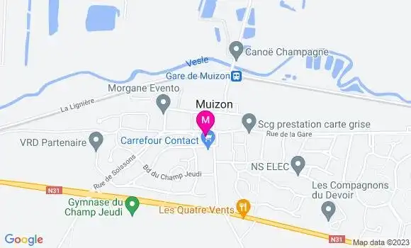 Localisation Restaurant  L