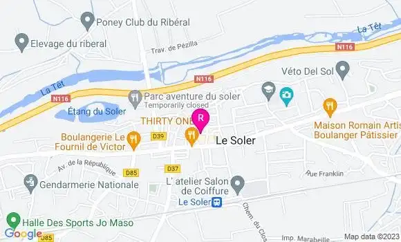 Localisation Restaurant  Le Reviens